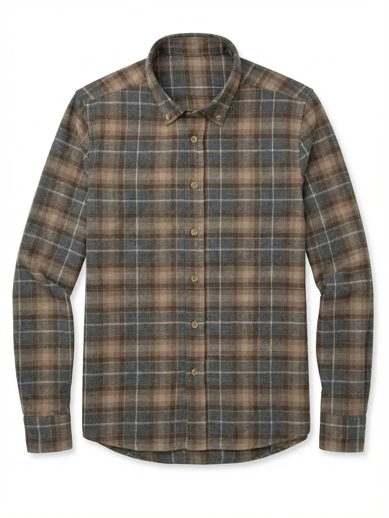 Camisa de popelina fácil de planchar