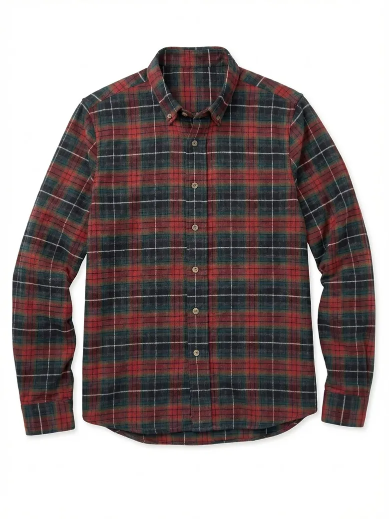 Camisa de popelina fácil de planchar