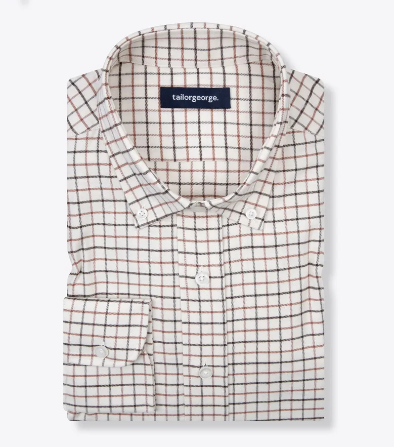 Camisa de popelina fácil de planchar