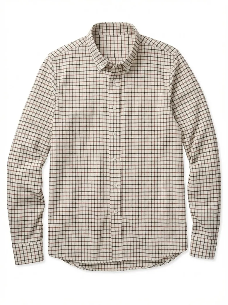 Camisa de popelina fácil de planchar