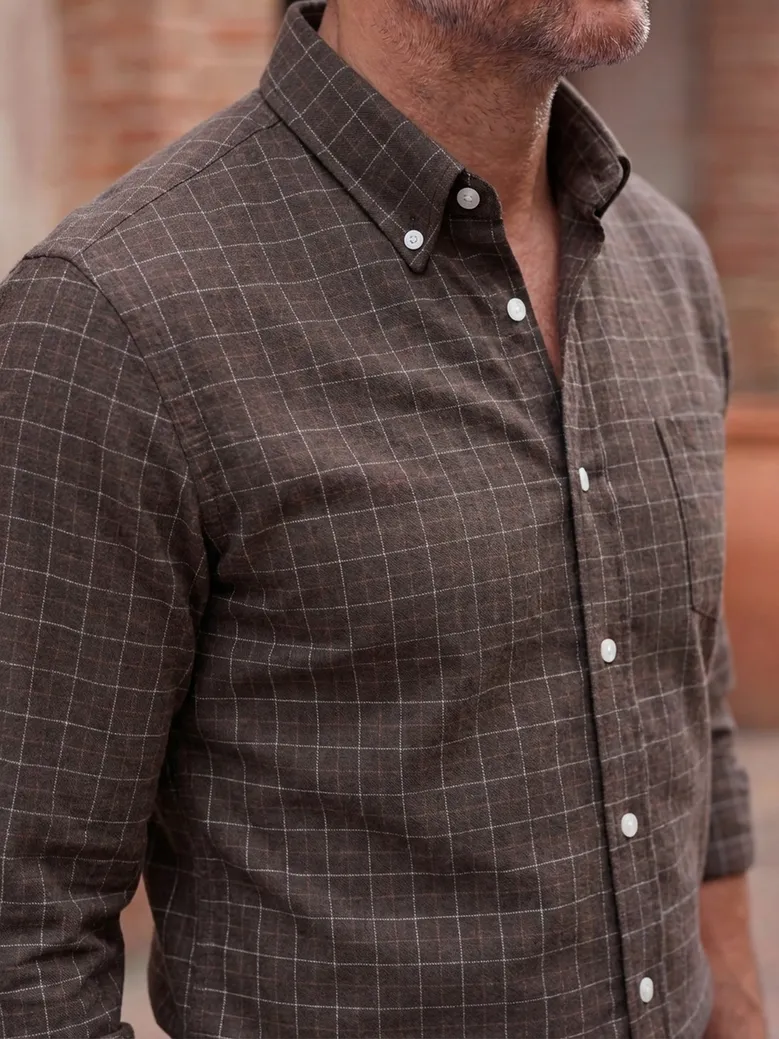 Camisa de popelina blanca lisa de fácil planchado