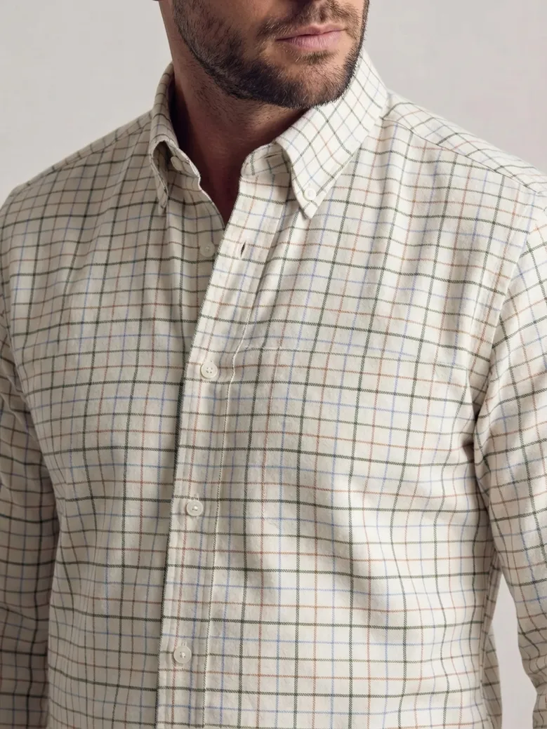 Camisa de popelina fácil de planchar