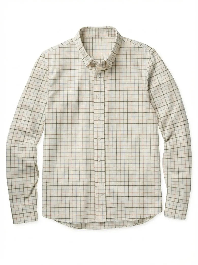 Camisa de popelina fácil de planchar