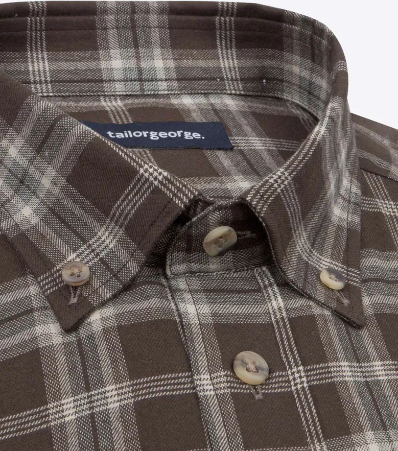 Camisa de popelina blanca lisa de fácil planchado
