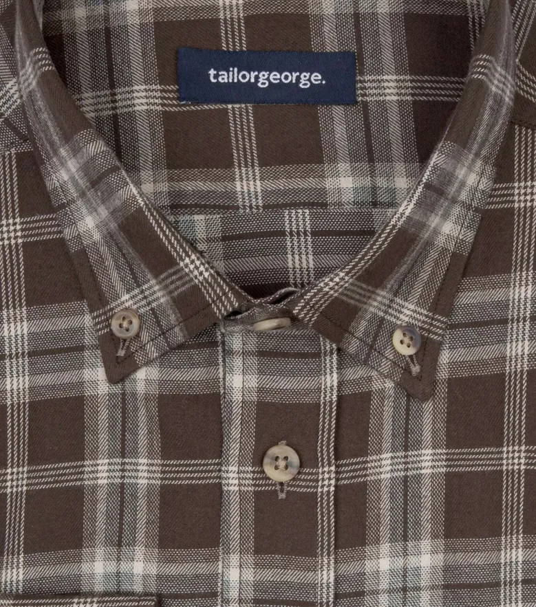 Camisa de popelina blanca lisa de fácil planchado