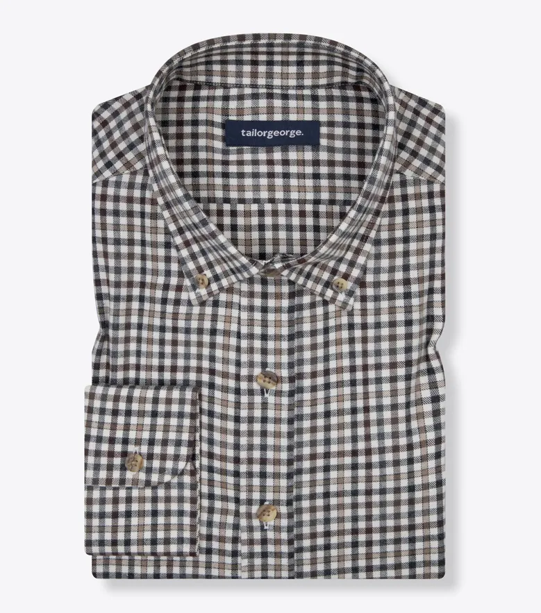 Camisa de popelina blanca lisa de fácil planchado