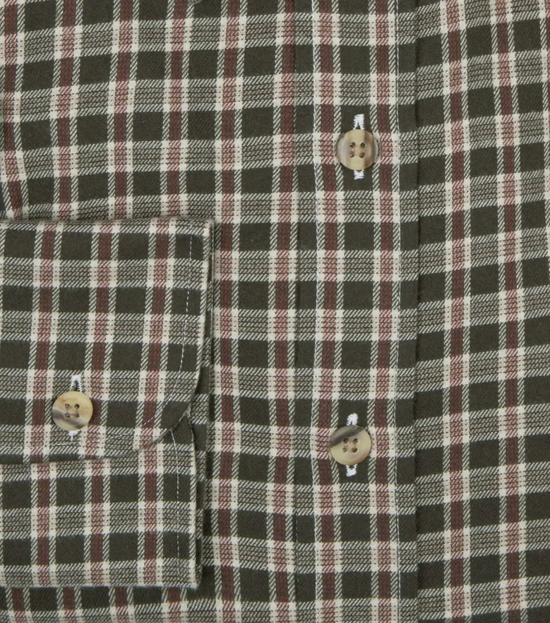 Camisa de popelina blanca lisa de fácil planchado