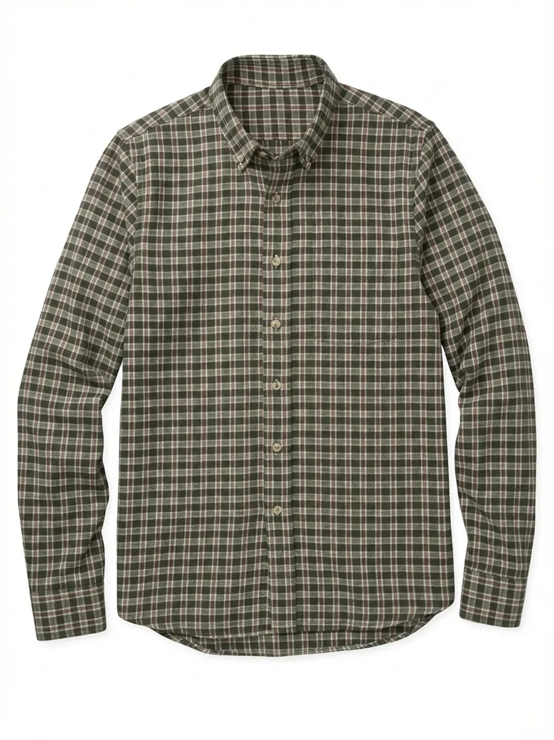 Camisa de popelina blanca lisa de fácil planchado