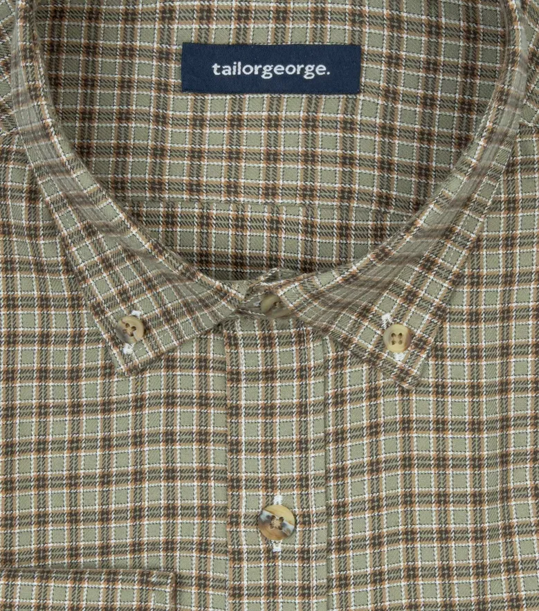 Camisa de popelina blanca lisa de fácil planchado