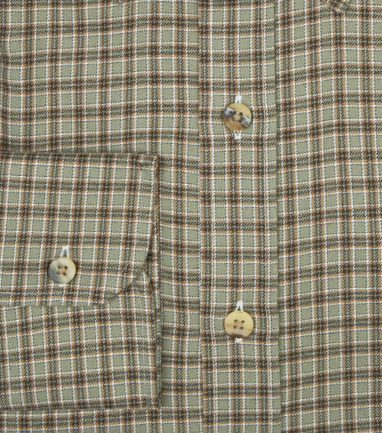 Camisa de popelina blanca lisa de fácil planchado