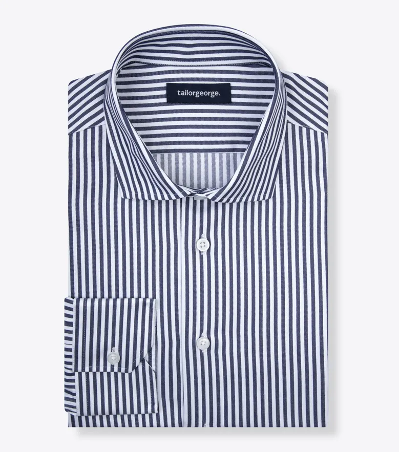 Camisa de popelina blanca lisa de fácil planchado