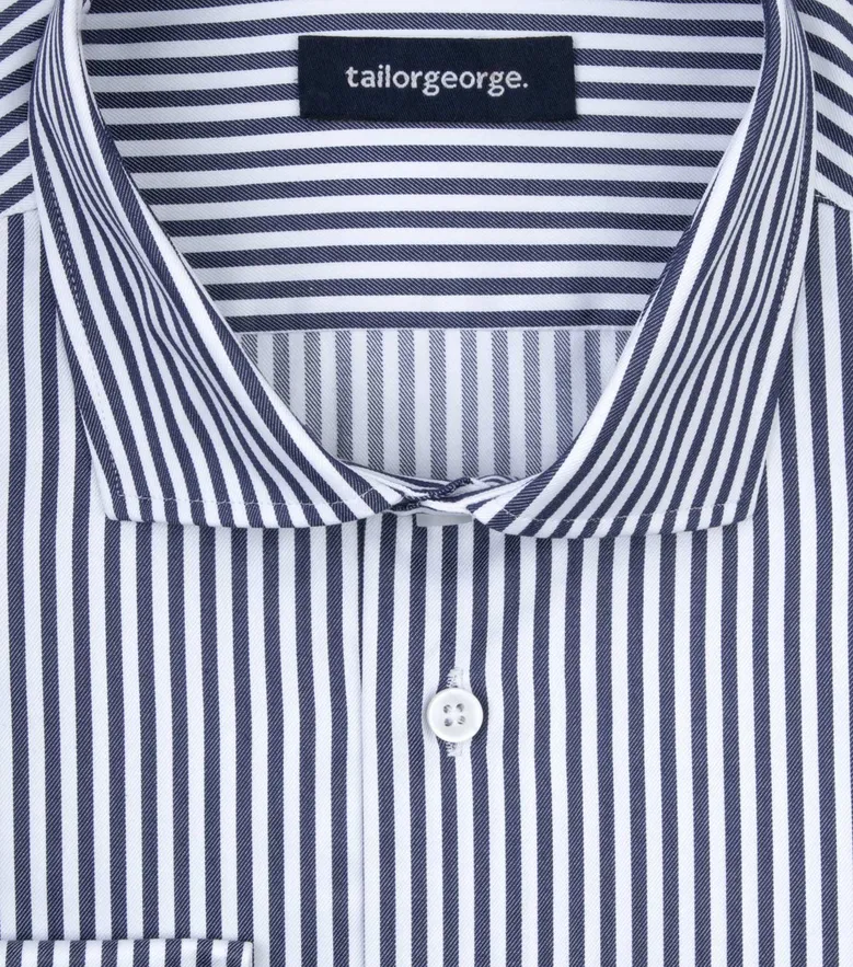 Camisa de popelina blanca lisa de fácil planchado