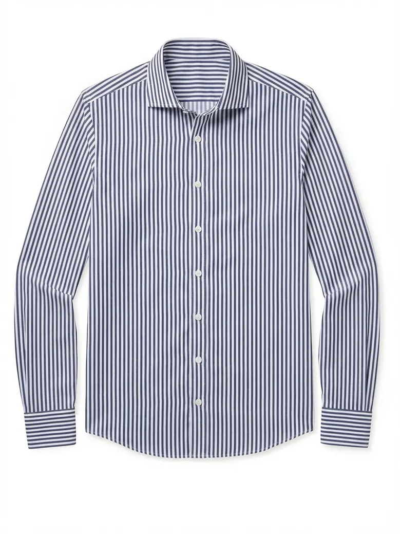 Camisa de popelina blanca lisa de fácil planchado