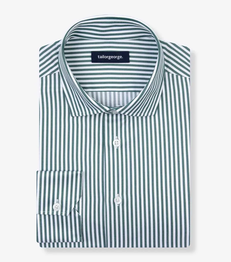 Camisa de popelina blanca lisa de fácil planchado