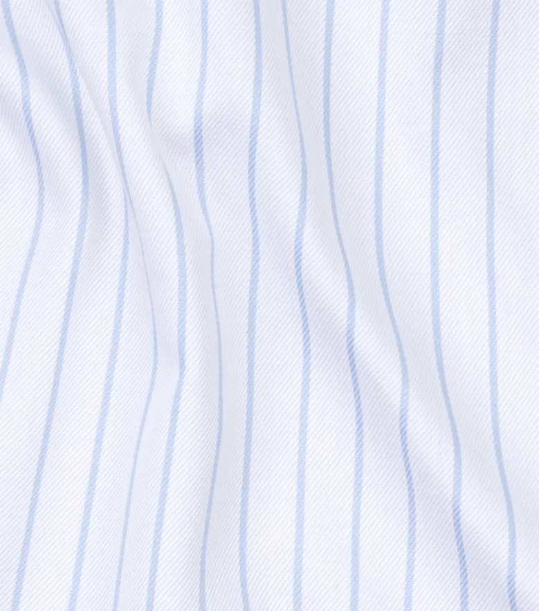 Camisa de popelina blanca lisa de fácil planchado
