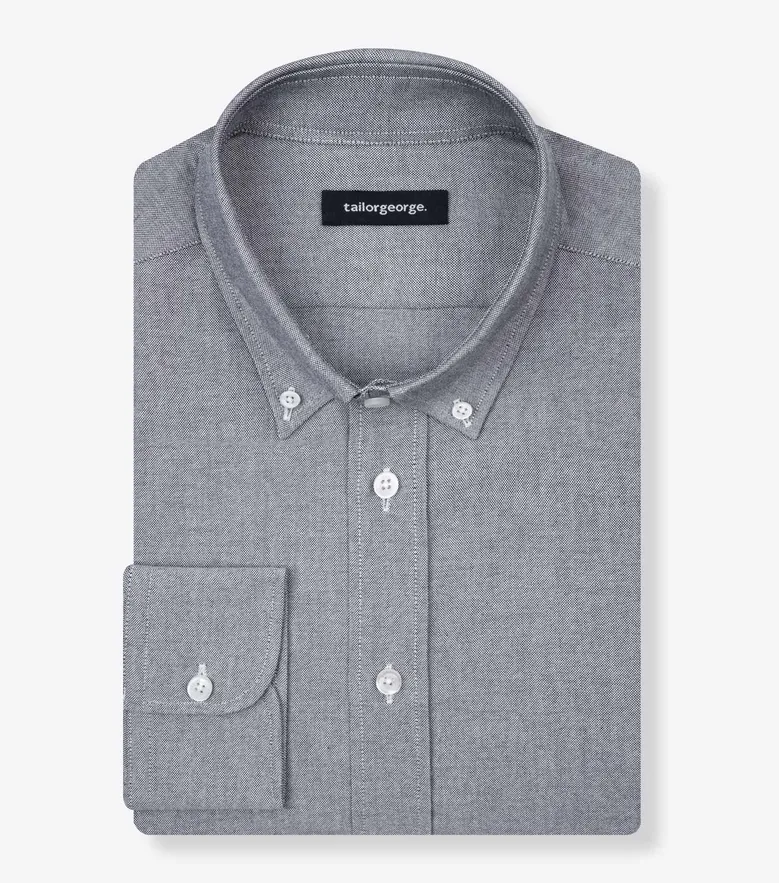 Camisa de popelina blanca lisa de fácil planchado