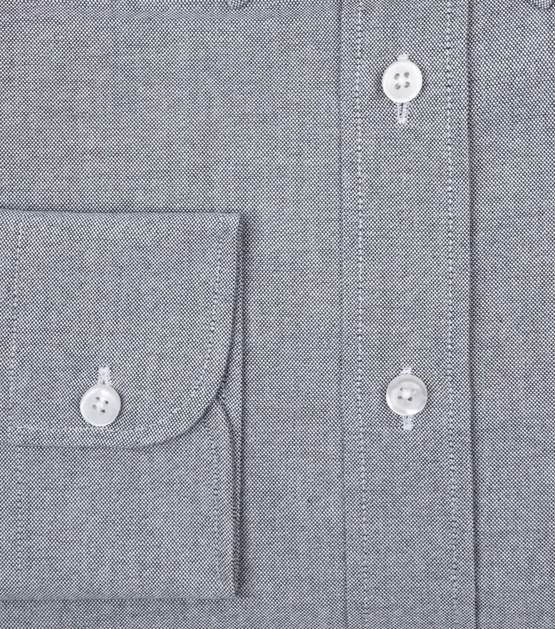Camisa de popelina blanca lisa de fácil planchado