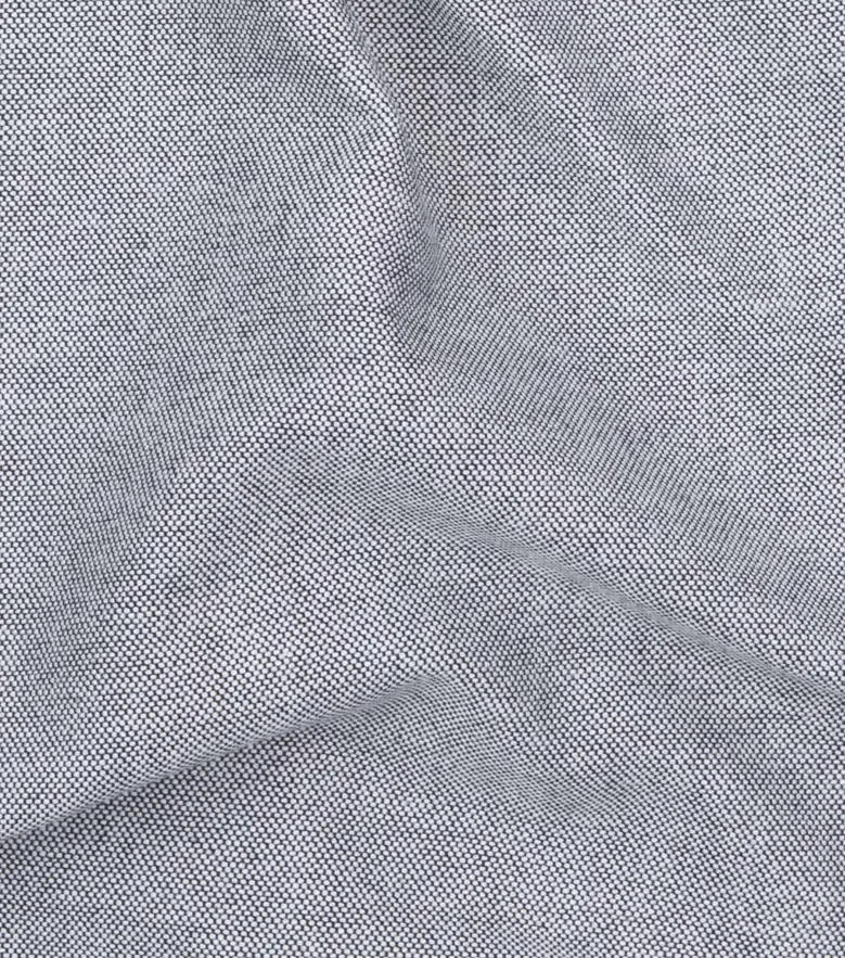 Camisa de popelina blanca lisa de fácil planchado