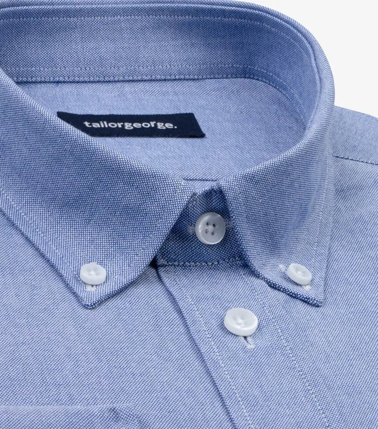 Camisa de popelina blanca lisa de fácil planchado