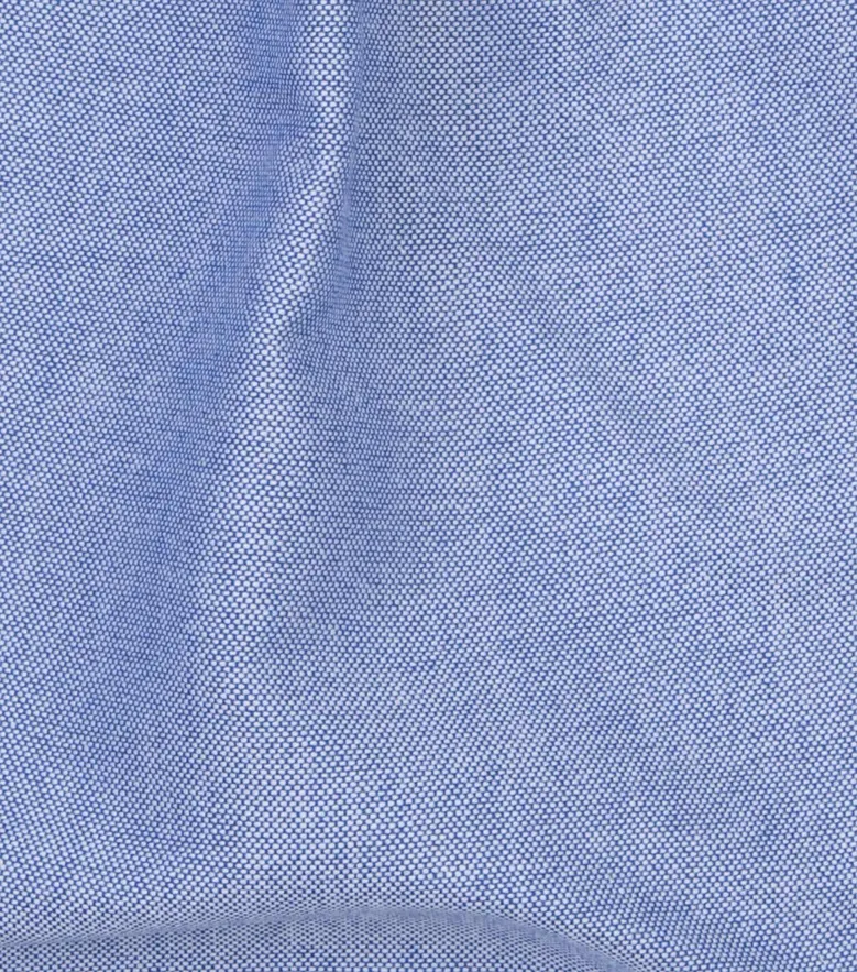 Camisa de popelina blanca lisa de fácil planchado