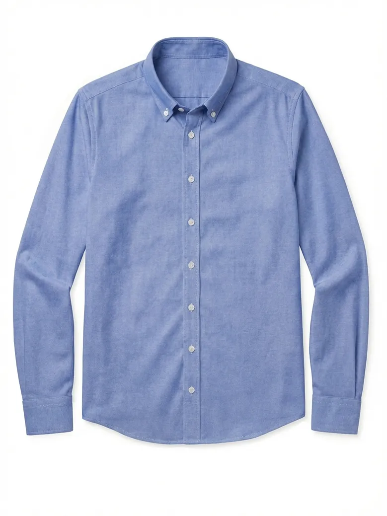 Camisa de popelina blanca lisa de fácil planchado