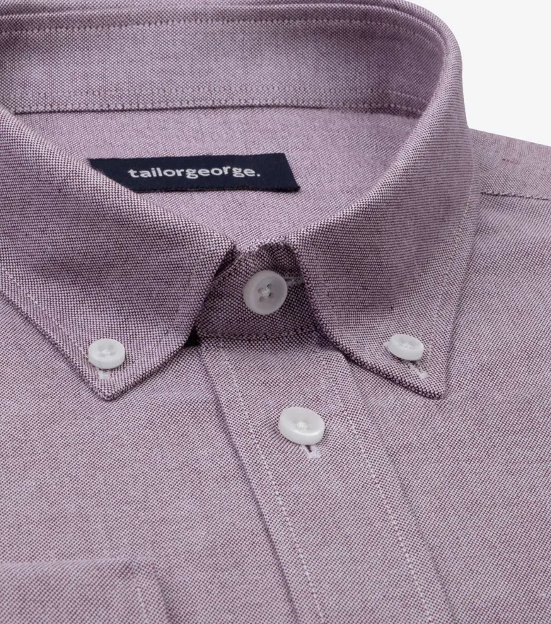Camisa de popelina blanca lisa de fácil planchado