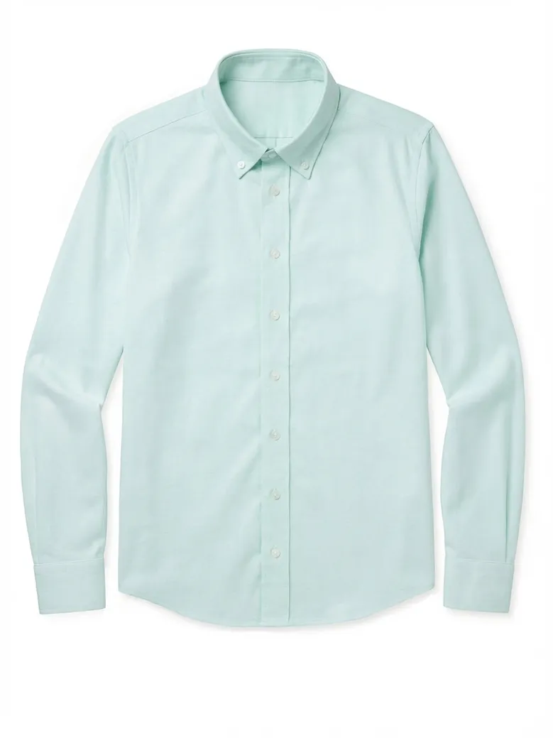 Camisa de popelina blanca lisa de fácil planchado