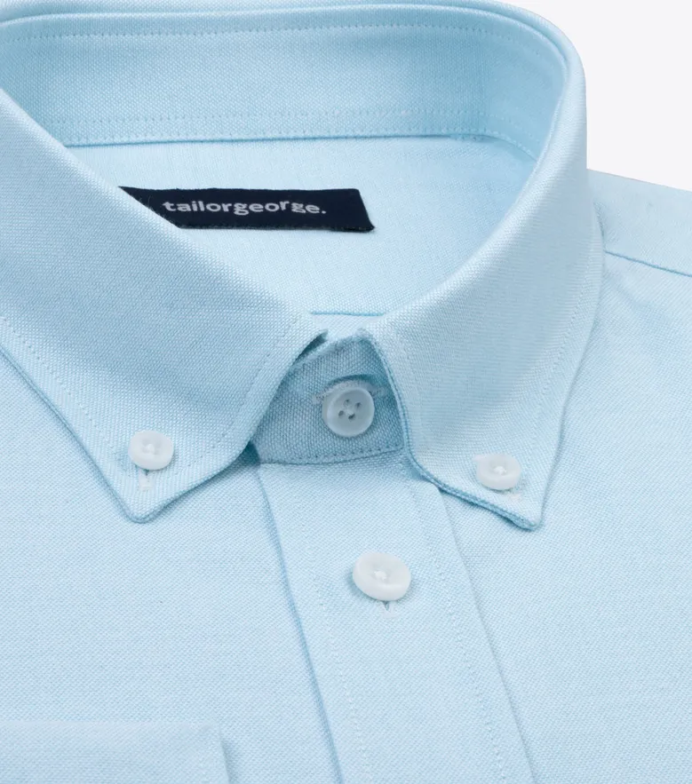 Camisa de popelina blanca lisa de fácil planchado