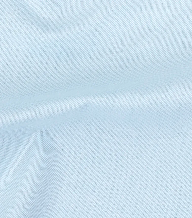 Camisa de popelina blanca lisa de fácil planchado