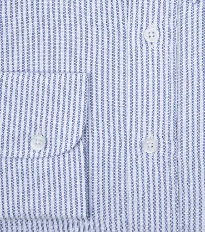 Camisa de popelina blanca lisa de fácil planchado