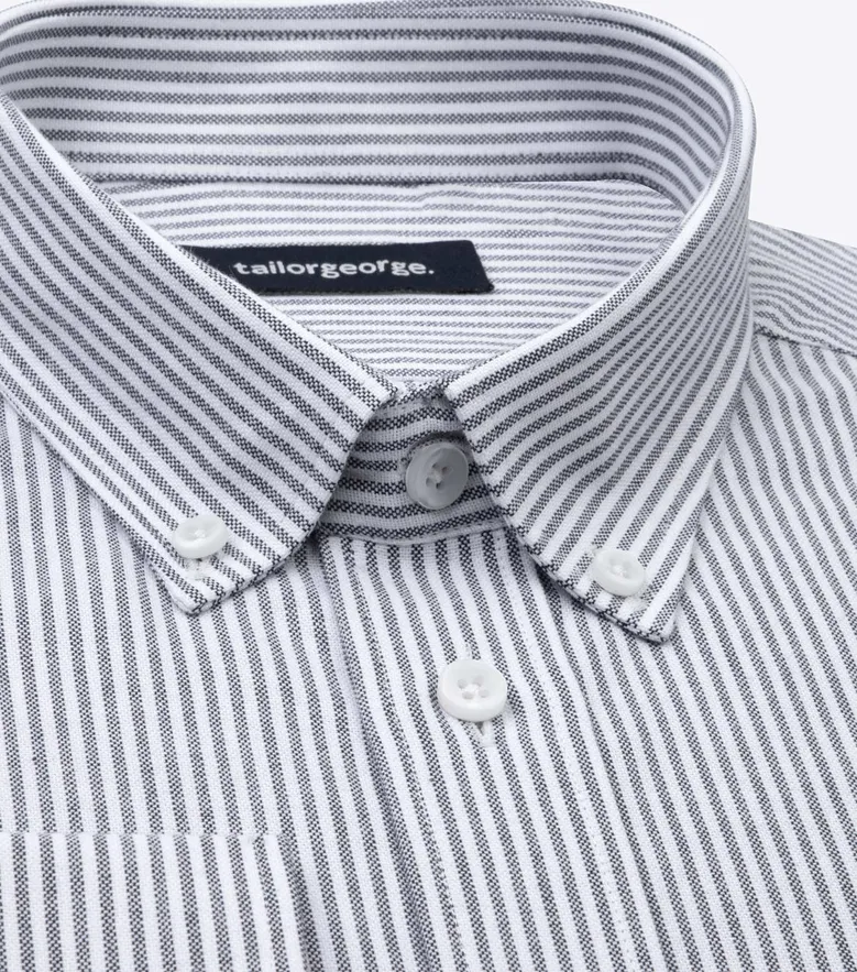 Camisa de popelina blanca lisa de fácil planchado