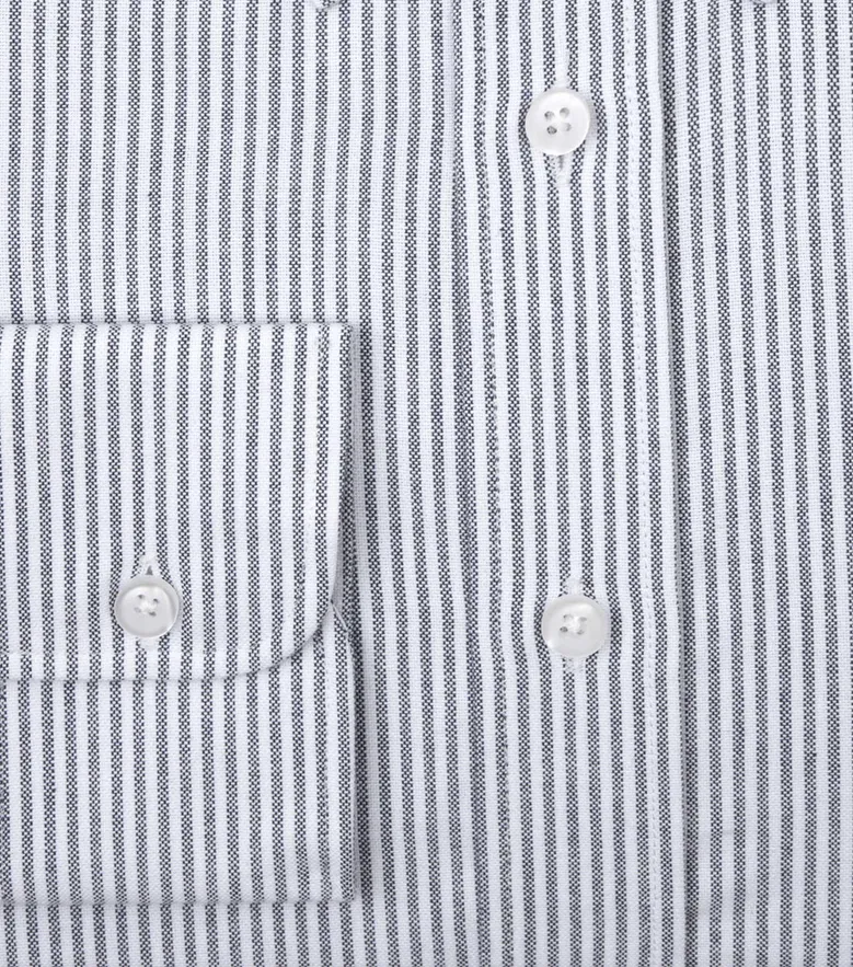 Camisa de popelina blanca lisa de fácil planchado