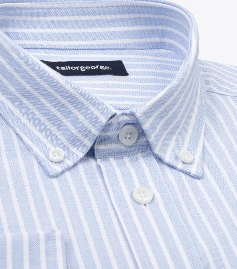 Camisa de popelina blanca lisa de fácil planchado