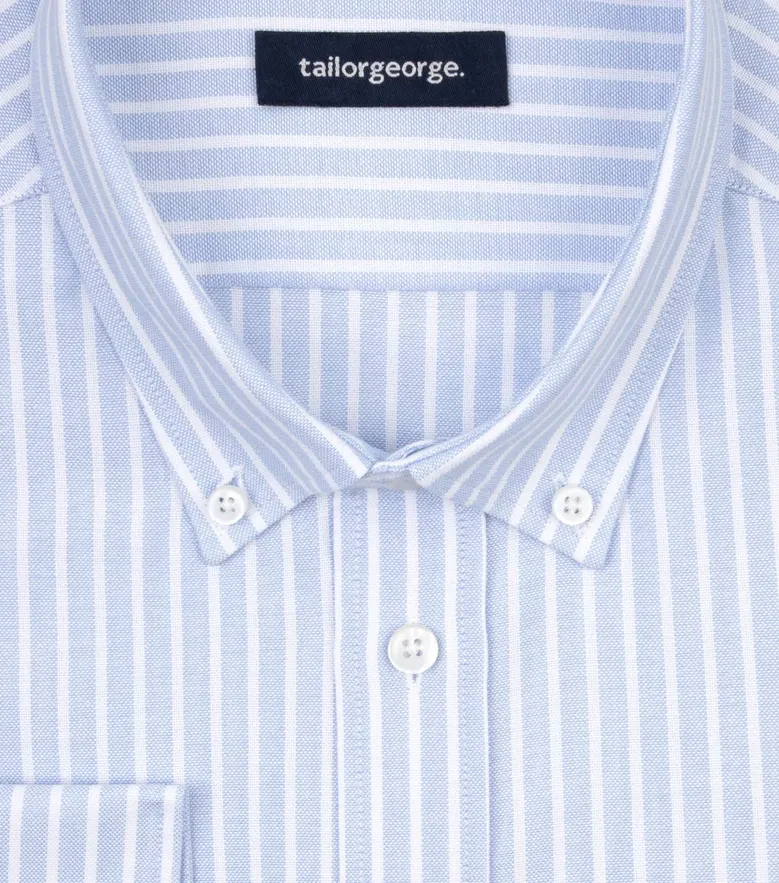 Camisa de popelina blanca lisa de fácil planchado