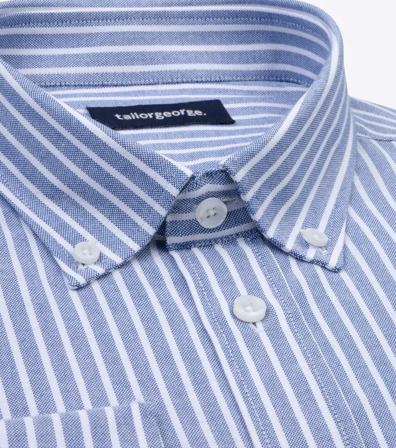 Camisa de popelina blanca lisa de fácil planchado