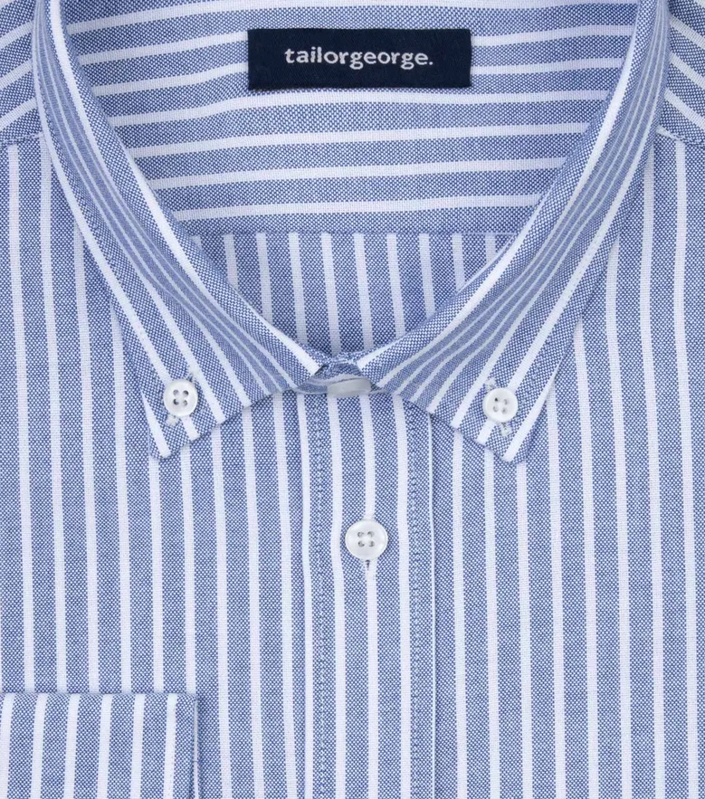 Camisa de popelina blanca lisa de fácil planchado