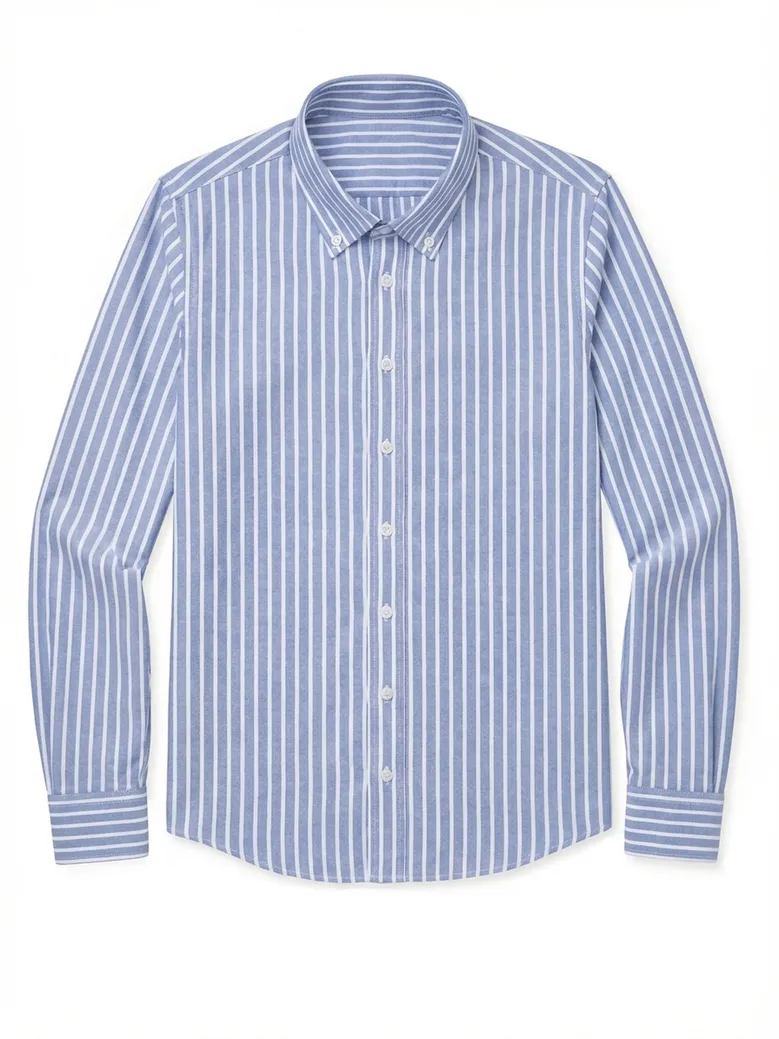 Camisa de popelina blanca lisa de fácil planchado