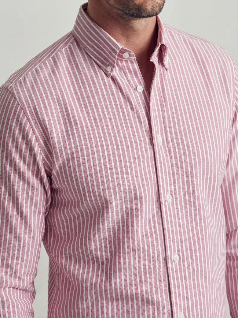 Camisa de popelina blanca lisa de fácil planchado