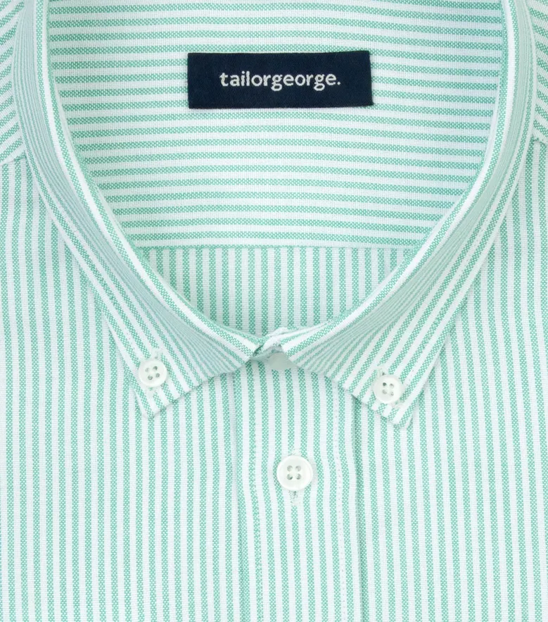 Camisa de popelina blanca lisa de fácil planchado