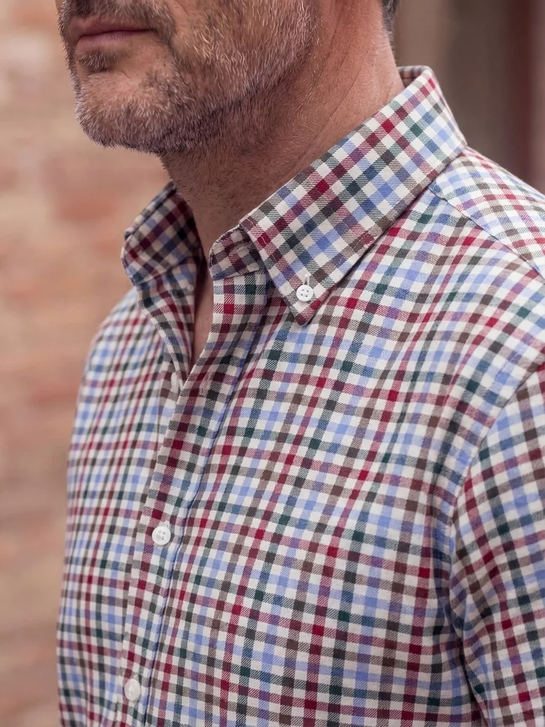 Camisa de popelina blanca lisa de fácil planchado