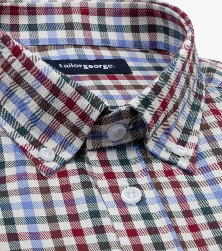 Camisa de popelina blanca lisa de fácil planchado