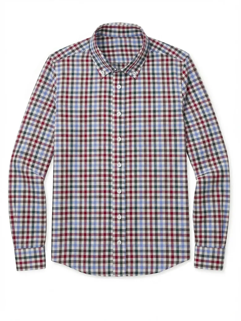 Camisa de popelina blanca lisa de fácil planchado