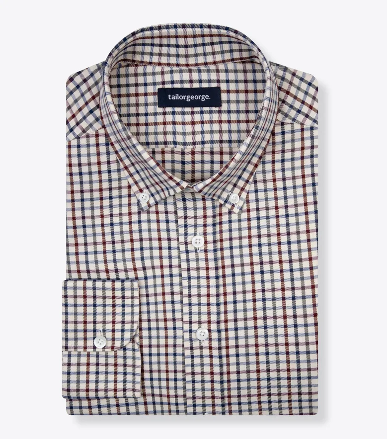 Camisa de popelina blanca lisa de fácil planchado