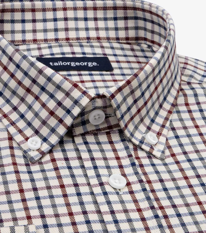 Camisa de popelina blanca lisa de fácil planchado