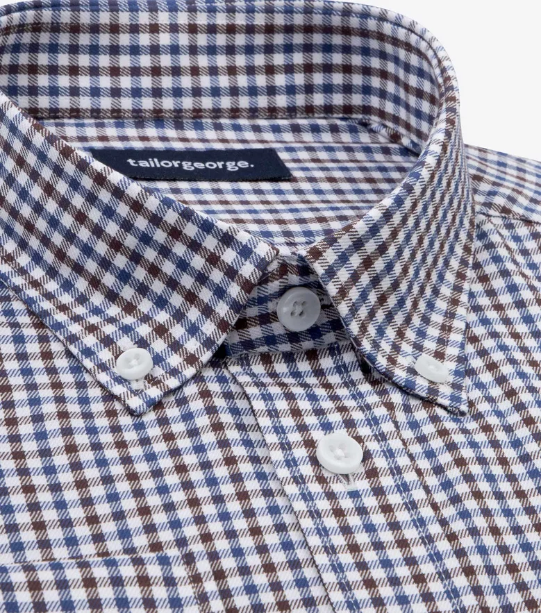 Camisa de popelina blanca lisa de fácil planchado