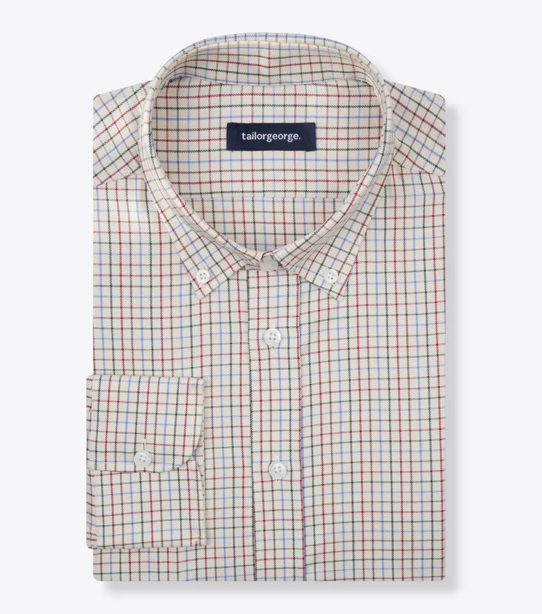 Camisa de popelina blanca lisa de fácil planchado