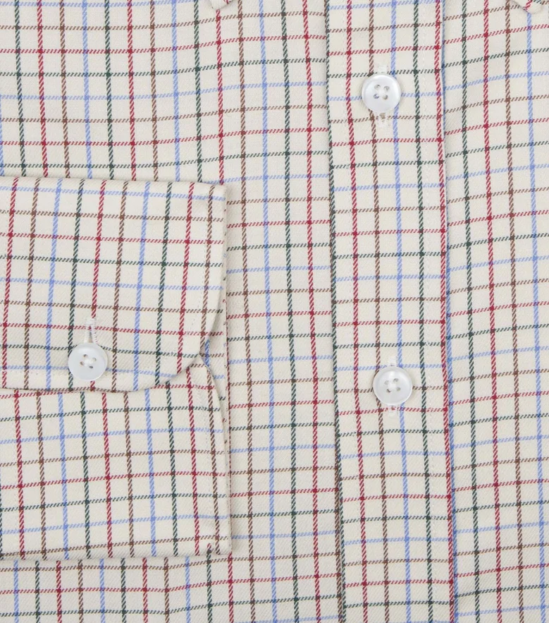 Camisa de popelina blanca lisa de fácil planchado