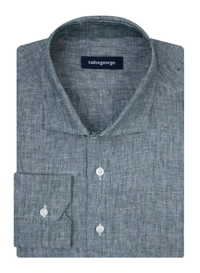 Camisa de popelina blanca lisa de fácil planchado