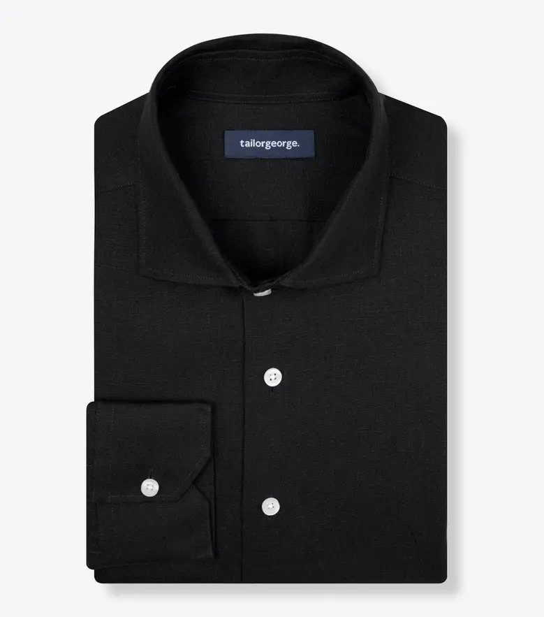 Camisa de popelina blanca lisa de fácil planchado