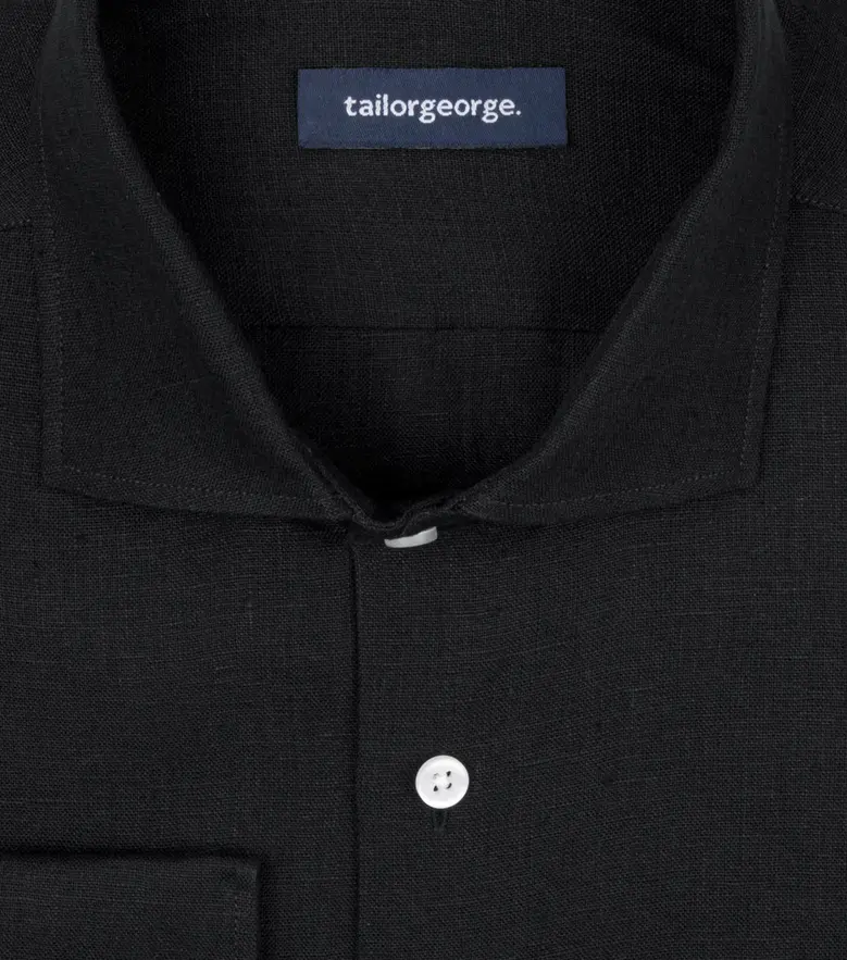 Camisa de popelina blanca lisa de fácil planchado